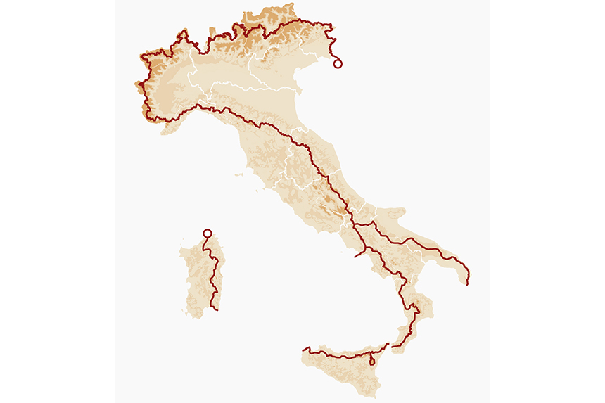 Sentiero Italia: Un lungo sentiero escursionistico che attraversa tutta l’Italia