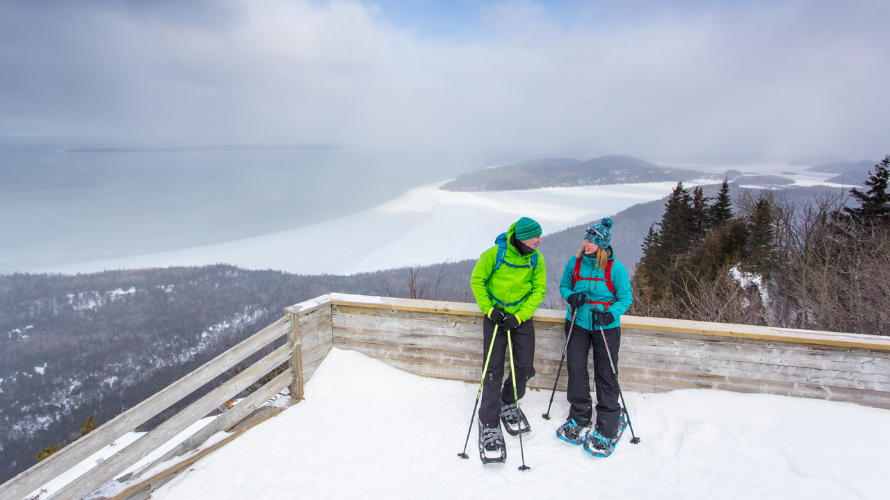 L'hiver  son pic au Bic - Mathieu Dupuis - Parc national du Bic - Sepaq