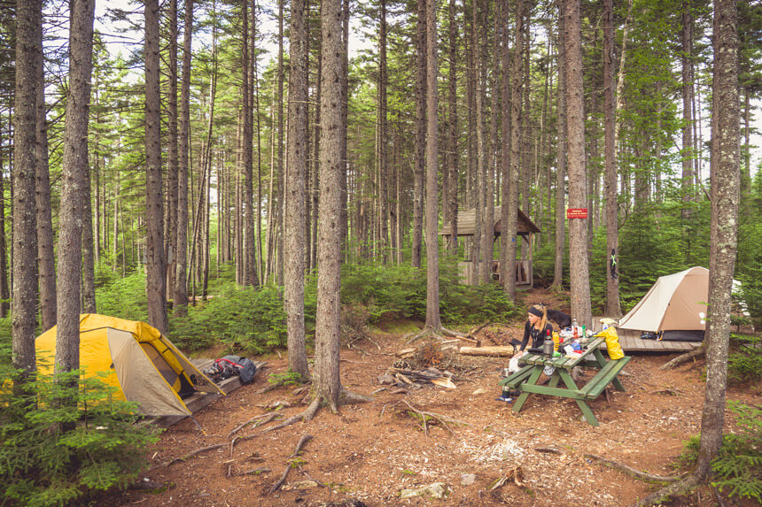 Camping rustique © Parc des Appalaches Camping rustique © Parc des Appalaches