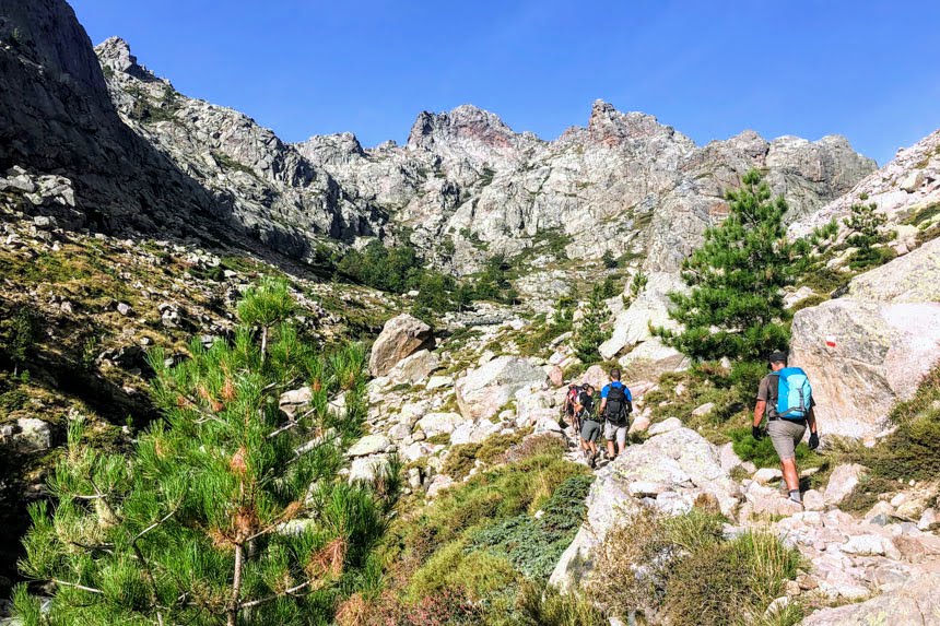 trek en corse gr20