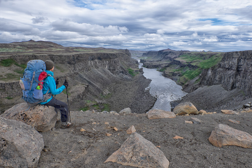 la rivière Jökulsà à Fjöllum, dans le parc national du Vatnajökull © Xavier Bonacorsi