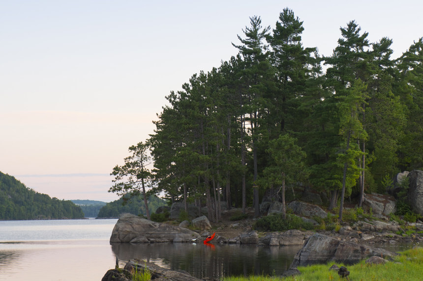 Parc Regional du Poisson Blanc © Tourisme Laurentides Parc Regional du Poisson Blanc © Tourisme Laurentides